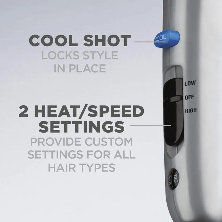 Secador De Cabello Para Peinar 3 En 1 Conair De 1875 Vatios - Imagen 4