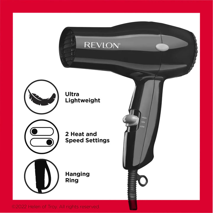 Secador De Pelo De Viaje Ligero Y Compacto Revlon 1875 W, Ne - Imagen 4